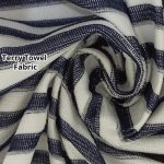 Terry Towel Waterproof Mattress Cover - Blue Stripe - Image 3