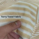 Terry Towel Waterproof Mattress Cover -copper Stripe - Image 3