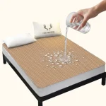 Terry Towel Waterproof Mattress Cover -copper Stripe
