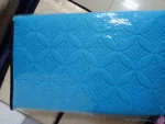 Soft Cotton Quilted 100% Waterproof Fitted Mattress Protector (Sky Blue) - Image 2
