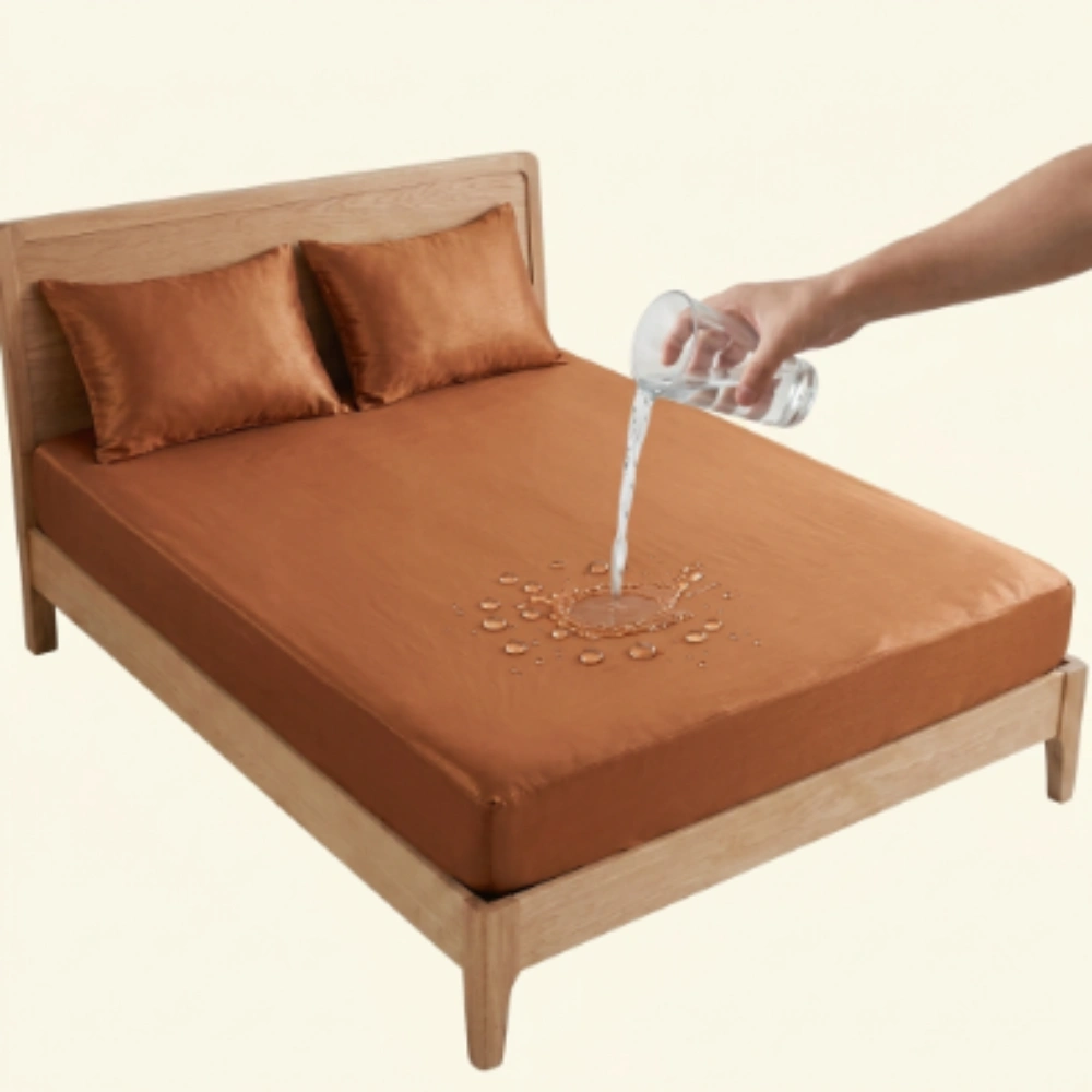 Copper Terry Waterproof Mattress Cover - Copper - Image 1